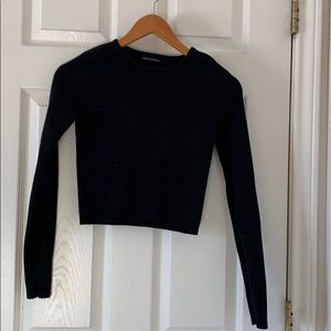 Cropped brandy Melville sweater